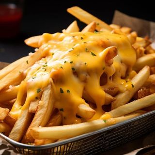 Patatine fritte con cheddar
