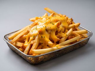 Patatine fritte con cheddar