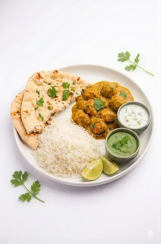 Kofta chawal