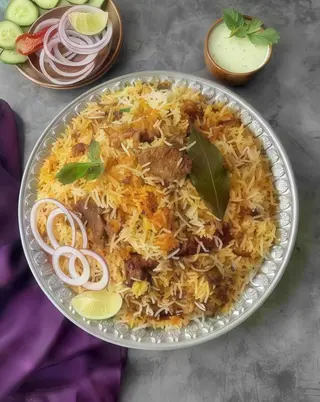 Beef biryani