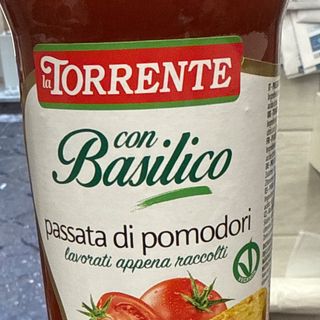 Passata torrente con basilico