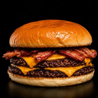 Honey Bacon - Doppio smash, cheddar, Bacon e honey mustard