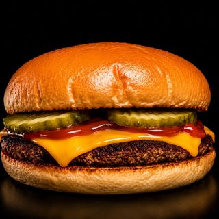 CheeSmash - Single smash, cheddar, cetrioli e ketchup