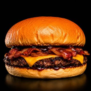 BaconSmash - Single smash, cheddar, Bacon e BBQ