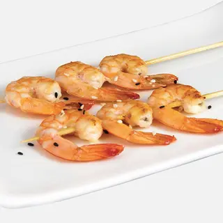 Spiedini di gamberi