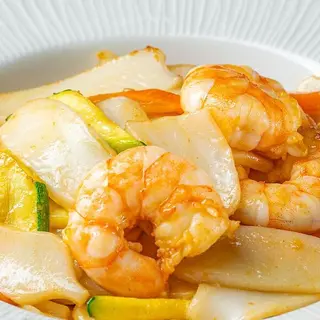 Gnocchi di riso con gamberi