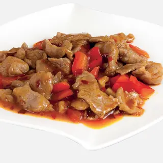 Vitello in salsa piccante
