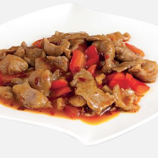Vitello in salsa piccante