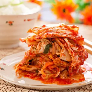 Vitello con kimchi alla coreana