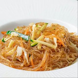 Spaghetti di soia con verdure