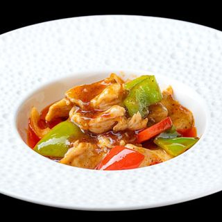 Pollo in salsa piccante