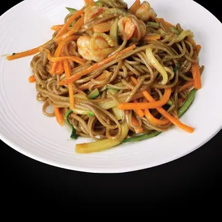 Yaki soba con frutti di mare