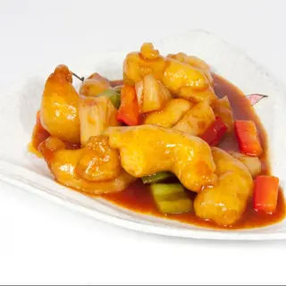 Gamberi in salsa agrodolce