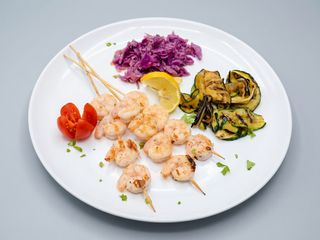 Spiedini di gamberetti 3 pz