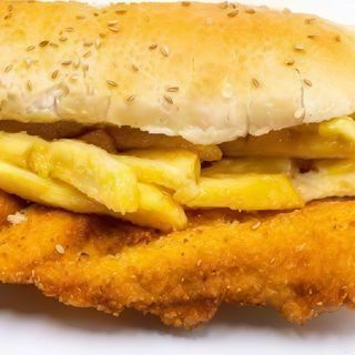 Panino con cotoletta di pollo