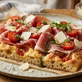 Focaccia crudo