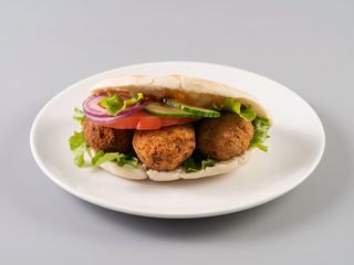 Panino falafel vegetariano