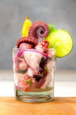 Ceviche de pulpo