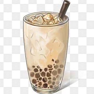 4. Milk tea gelatina di cocco