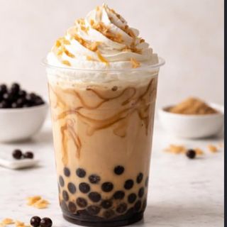 33. Caffè shakerato con caramello e latte freddo