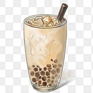 1. Milk tea classico con tapioca