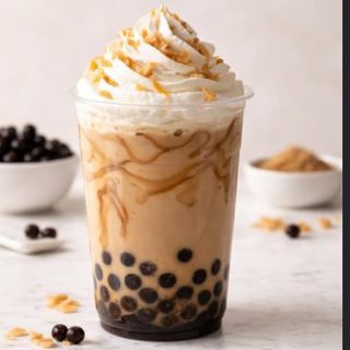 28. Frappe con panna e Fragola