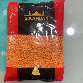 Sikandar red split lentis 1kg