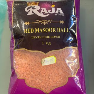 Raja red masoor fall 1kg