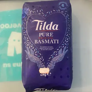Tilda pure basmati rice 2kg