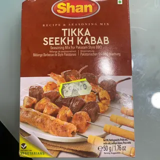 Shan tikka seekh kabab