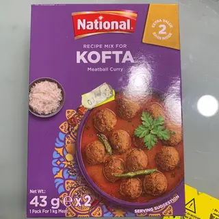 National kofta 2 bags