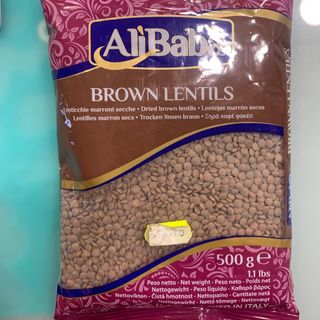 Alibaba brown lentis 500g
