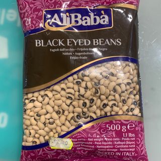 Alibaba black eyed beans 500g