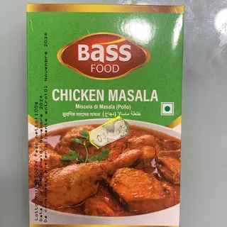 Bass food chicken masala