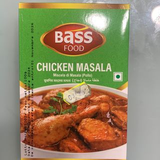 Bass food chicken masala
