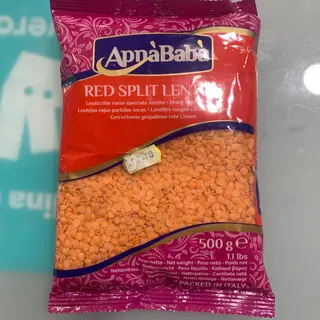 Apnababa red lentis 500g
