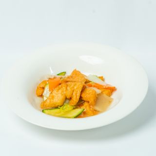 Tofu con verdure miste