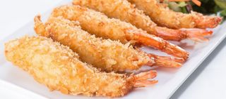 Gamberi fritti in tempura