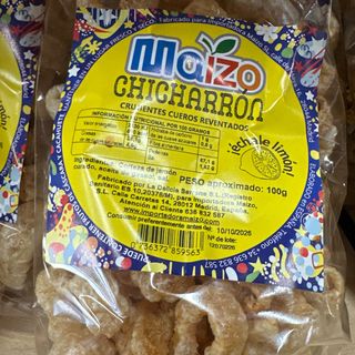 Chicharrón maizo 100 gr