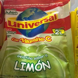 Gelatina al gusto di limone 100 gr