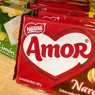 Amor/ galletas wafer 100 gr