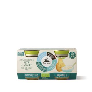 alce nero pera e yogurt