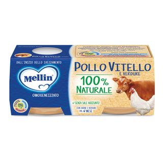 Mellin pollo vitello 2x80 gr