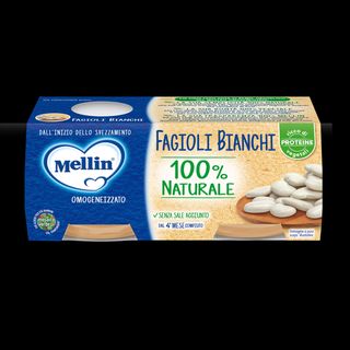 Mellin fagioli bianchi 2x80 g.