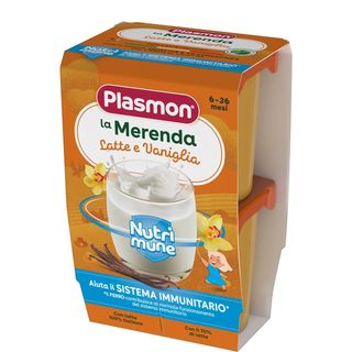 Plasmon merenda latte e vaniglia