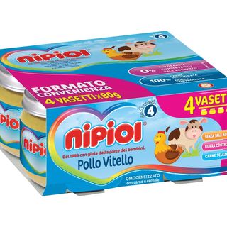 Nipiol pollo vitello 4x80g