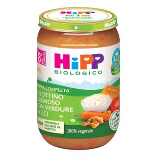 hipp risottino cremoso con verdure e ceci
