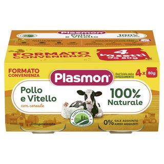 plasmon pollo vitello 4x80 g.