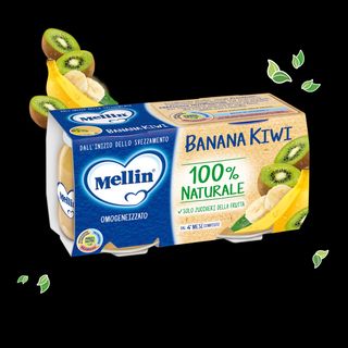 Mellin banana kiwi 2x100g