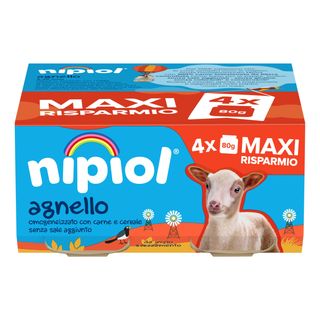 Nipiol agnello 4x80g